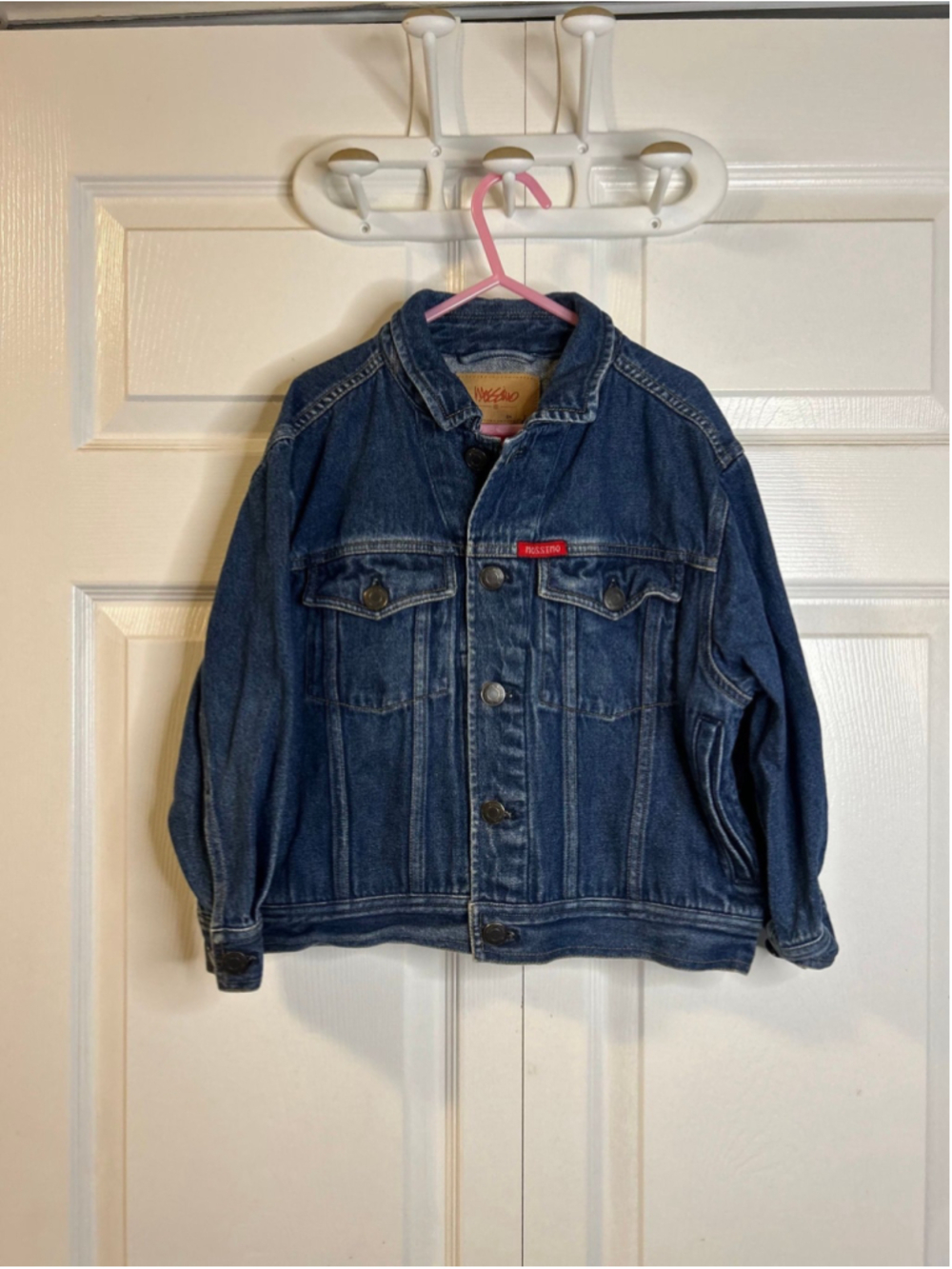 Vintage Mossimo Denim Jean Jacket Medium Wash Youth Small